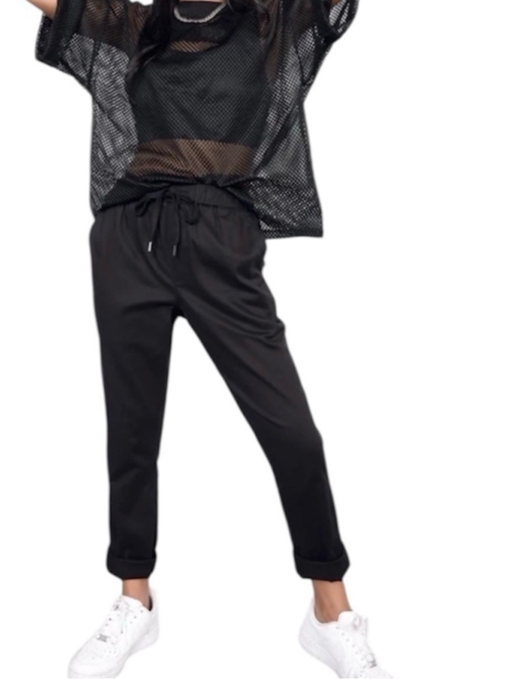 Wildfang Black essential unisex work pants sz med